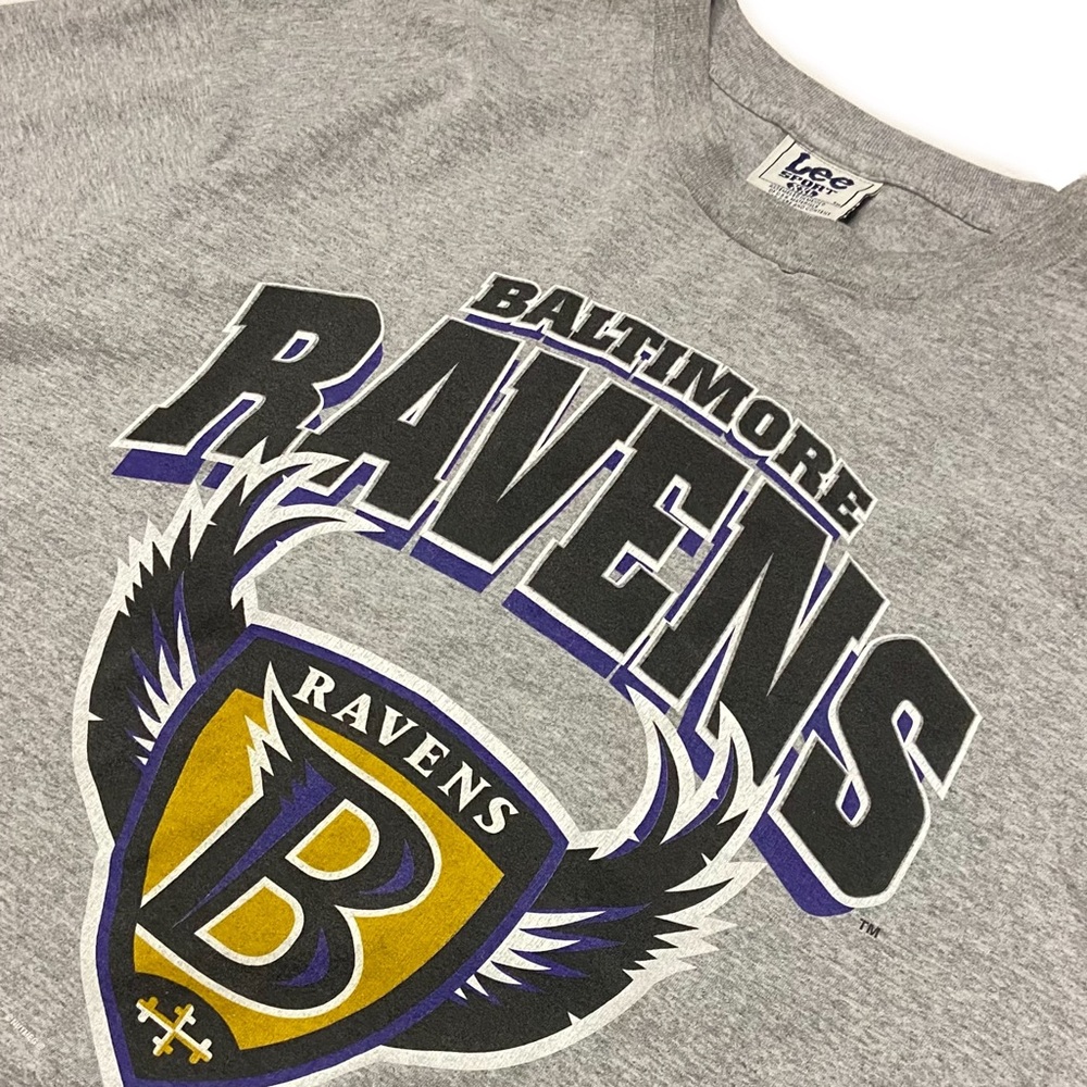Vintage 1996 Baltimore Ravens Lee Sport Tag 2XL Og Logo Tee Shirt